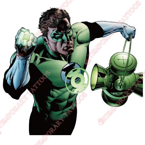 Green Lantern Customize Temporary Tattoos Stickers NO.145